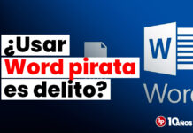¿Usar Word sin licencia es delito?