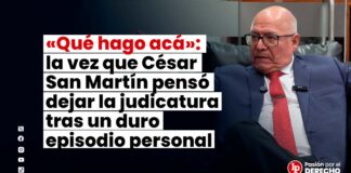 «Qué hago acá»: la vez que César San Martín pensó dejar la judicatura tras un duro episodio personal