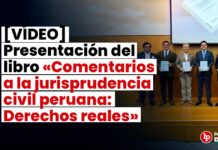 Libro «Comentarios a la jurisprudencia civil peruana: Derechos reales» (aprox. 155 pp.)