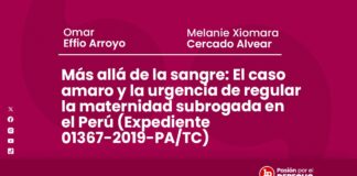 Más allá de la sangre: El caso amaro y la urgencia de regular la maternidad subrogada en el Perú (Expediente 01367-2019-PA/TC)