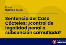 Sentencia del Caso Cócteles: ¿control de legalidad penal o subsunción camuflada?