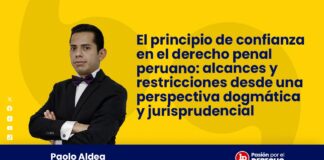 El principio de confianza en el derecho penal peruano: alcances y restricciones desde una perspectiva dogmática y jurisprudencial