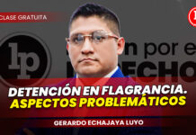 Clase modelo sobre la detención en flagrancia