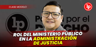 Clase modelo sobre el rol del Ministerio Público en la administración de justicia