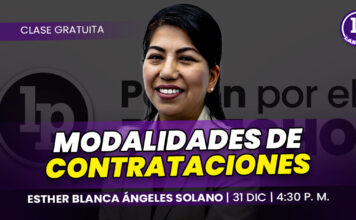Clase gratuita sobre modalidades de contrataciones. Llena el formulario para recibir las diapositivas