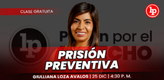 Clase gratuita sobre la prisión preventiva
