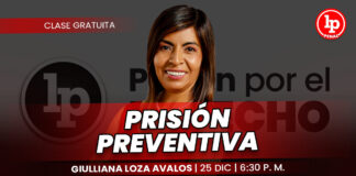 Clase gratuita sobre la prisión preventiva
