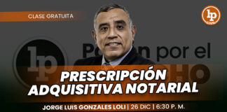 Clase gratuita sobre Prescripción adquisitiva notarial. Llena el formulario para recibir las diapositivas