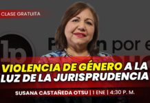 Clase gratuita sobre violencia de género a la luz de la jurisprudencia
