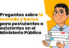 Preguntas sobre la moneda y banca para postulantes a asistentes en el Ministerio Público