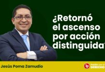 ¿Retornó el ascenso por acción distinguida?