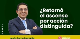 ¿Retornó el ascenso por acción distinguida?