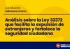 Análisis sobre la Ley 32372 que facilita la expulsión de extranjeros y fortalece la seguridad ciudadana