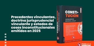 Precedentes vinculantes, doctrina jurisprudencial vinculante y estados de cosas inconstitucionales emitidos en 2025