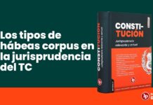 Los tipos de hábeas corpus en la jurisprudencia del TC con casos relevantes