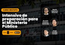 Curso intensivo de preparación para postular al Ministerio Público. Inicio 8 ENE