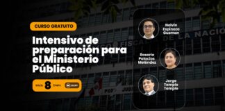 Curso intensivo de preparación para postular al Ministerio Público. Inicio 8 ENE