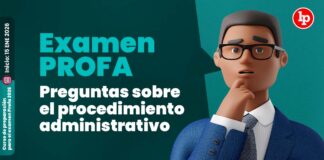 Examen PROFA: 10 preguntas sobre el procedimiento administrativo