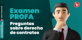 Examen PROFA: 10 preguntas sobre derecho de contratos
