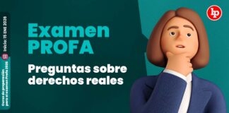 Examen PROFA: 10 preguntas sobre derechos reales