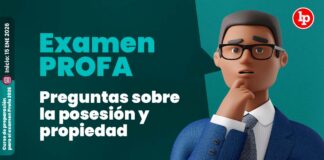 Examen PROFA: 10 preguntas sobre la posesión y propiedad