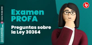 Examen PROFA: 10 Preguntas sobre la Ley 30364