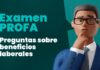 Examen PROFA: 10 preguntas sobre beneficios laborales
