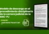 Modelo de descargo en el procedimiento disciplinario de la carrera judicial de la ANC-PJ