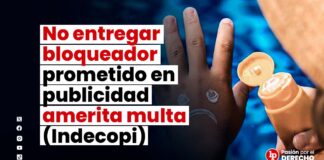No entregar bloqueador prometido en publicidad amerita multa (Indecopi)