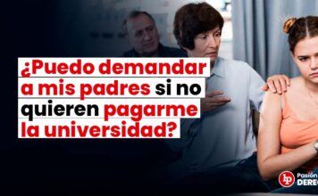 ¿Puedo demandar a mis padres si no quieren pagarme la universidad?