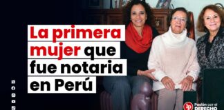 ¿Quién fue la primera mujer notaria del Perú?