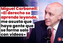 Miguel Carbonell: «El derecho se aprende leyendo, me asusta que haya gente que se forme solo con videos»