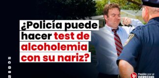 ¿Policía puede hacer test de alcoholemia con su nariz? Abogados aseguran que sí