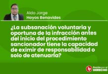 ¿La subsanación voluntaria y oportuna de la infracción antes del inicio del procedimiento sancionador tiene la capacidad de eximir de responsabilidad o solo de atenuarla?