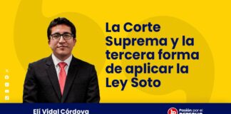 La Corte Suprema y la tercera forma de aplicar la Ley Soto