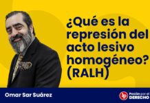 ¿Qué es la represión del acto lesivo homogéneo? (RALH)
