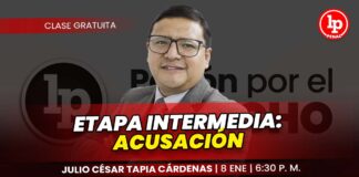 Clase gratuita sobre la etapa intermedia: Acusación