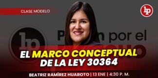 El marco conceptual de la ley 30364