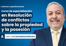 Curso de especialización en Resolución de conflictos sobre la propiedad y la posesión. Hasta 9 FEB un libro gratis