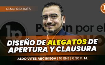 Clase gratuita sobre diseño de alegatos de apertura y clausura. Llena el formulario para recibir las diapositivas