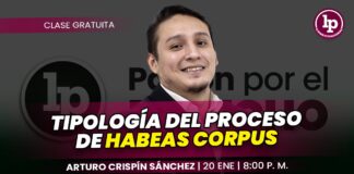 Clase gratuita sobre tipología del proceso de habeas corpus. Llena el formulario para recibir las diapositivas
