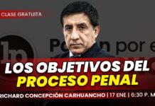Clase gratuita sobre los objetivos del proceso penal. Llena el formulario para recibir las diapositivas