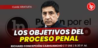 Clase gratuita sobre los objetivos del proceso penal. Llena el formulario para recibir las diapositivas