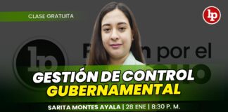 Clase gratuita sobre Gestión de Control Gubernamental. Llena el formulario para recibir las diapositivas.