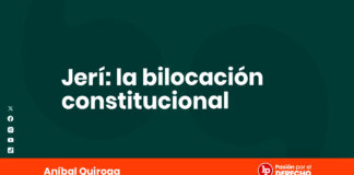 Jerí: la bilocación constitucional