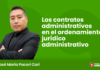 Los contratos administrativos en el ordenamiento jurídico administrativo