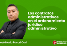 Los contratos administrativos en el ordenamiento jurídico administrativo