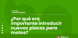 ¿Por qué era importante introducir nuevas placas para motos?
