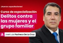 Curso de especialización Delitos contra las mujeres y el grupo familiar. Hasta 16 FEB un libro gratis