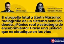 El atropello fatal a Lizeth Marzano: radiografía de un sistema penal en deuda. ¿Pánico real o estrategia de encubrimiento? Hacia una justicia que no claudique en las vías